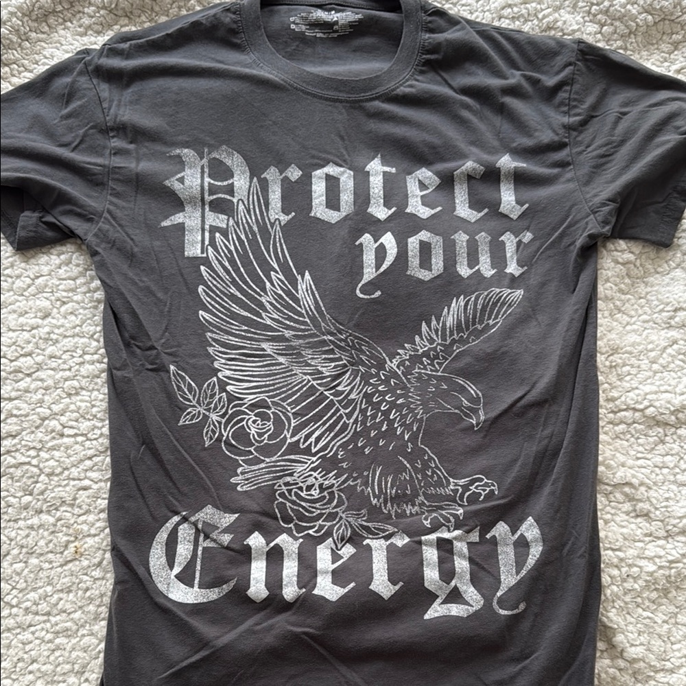 Men's Gray Graphic T-Shirt